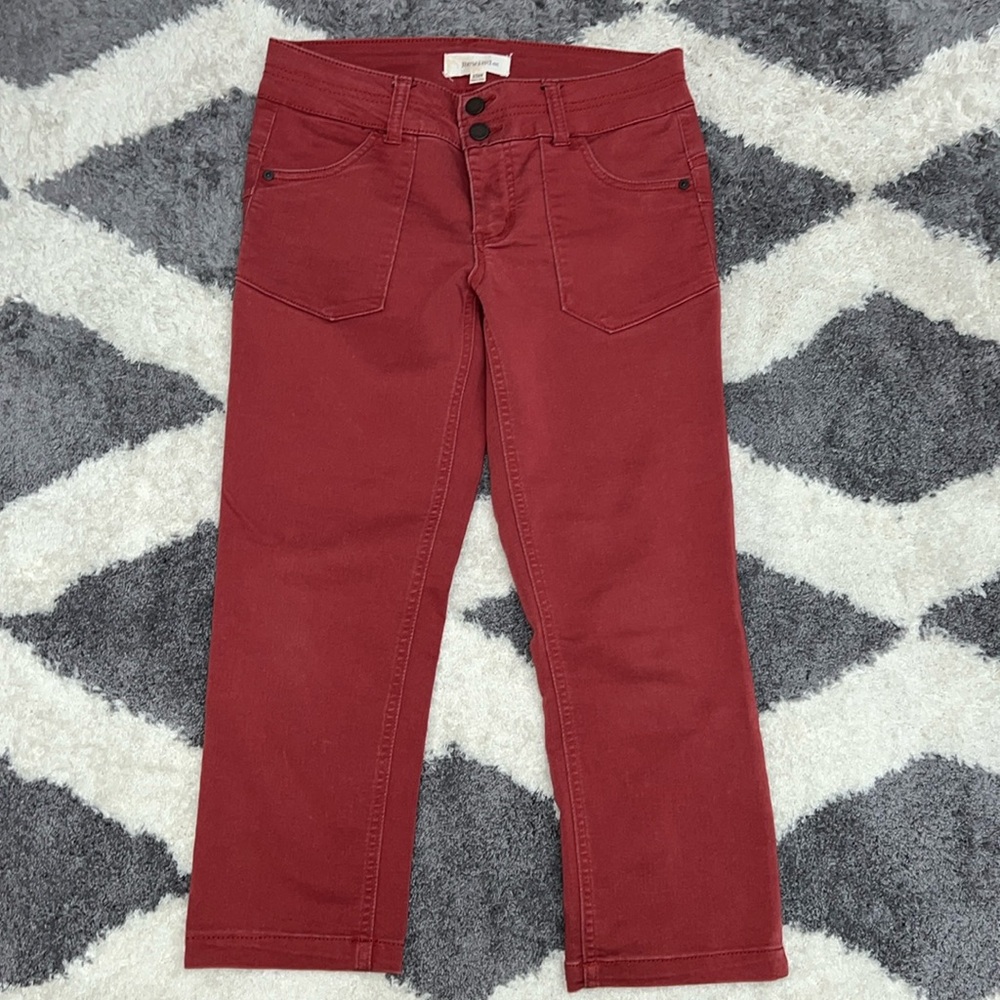 Rewind red-ish capris size 3 / 26 waist